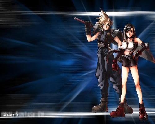 cloud and tifa 2 - this is another nice ff7 pic that i enjoy...