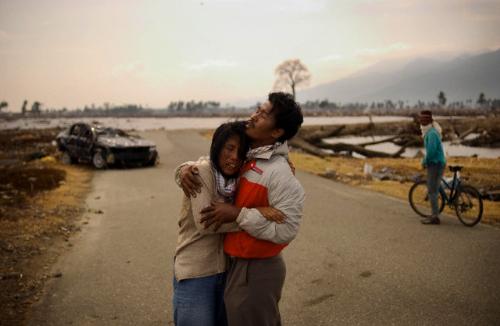 indonesia - earthquake and tsunami ravage sumatra