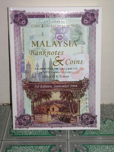 books - this is malaysia banknotes & coins. i'm lucky to have this book. its contains various of banknotes and coins. there is old one and new one. lots of new info i've got