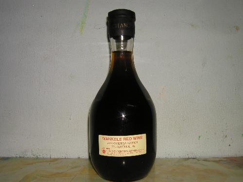 wine - Wankele is the red wine which I usually take during my family gathering.