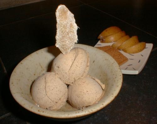 Ginger ice cream - A nice desert ..a different taste from ice cream