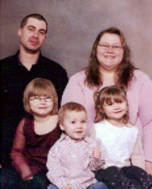 my family - my daughters Seirra and Amber, and son Rick, and hubby Erik