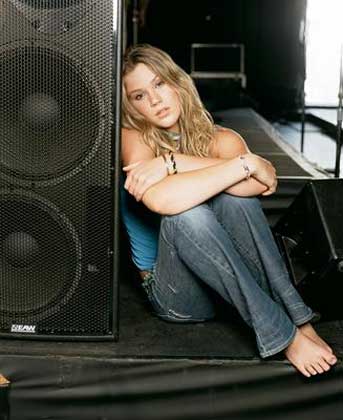 Joss Stone - Joss Stone Sitting down, relaxing.