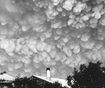 Clouds When Mt St Helens Blew 1980 - This is a picture of clouds filled with ash when Mt. St. Helens blew in 1980