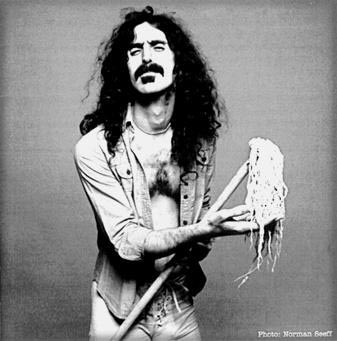 Frank Zappa - Frank Zappa in hot pants.