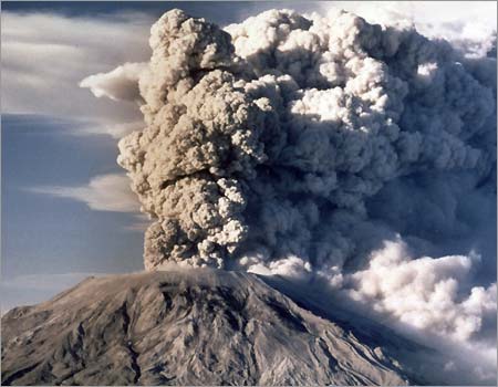 Mt St Helens 1980 - Another Picture of it Blowing.