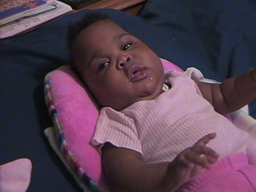 My angel - Xela pronounced (Zayla) was born four months premature and was 1lb. 4oz. at birth. My baby was a fighter from the beginning and she is and always will be my hero.