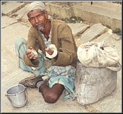 beggar on the street ask you - would mind giving something to those beggars on the streets?