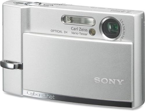 Cybershot T50 - The Sony Cybershot T50 that I've been bgging my dad about. It's features are great and I just love the touch screen panel. Here are some specs I got from the internet about T50:  Megapixels:7.2 Weight:4.9 Memory type: Internal memory, Memory stick duo, Memory stick pro duo Lcd screen size:3 in Camera type: Flash cancel (on/off), Red-eye reduction, Self timer, Slow speed sync Optical zoom:3