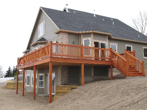 A Beautiful House - This is a picture of one of the many houses that my wonderful husband has built.