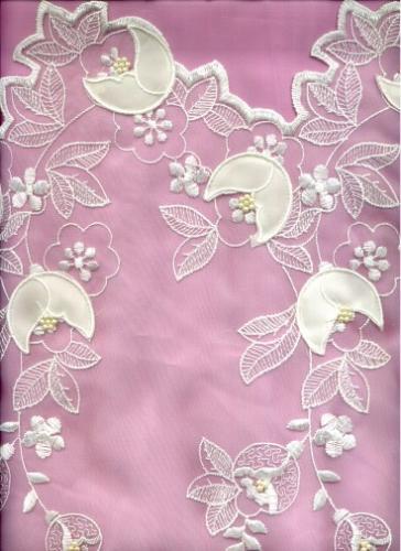 Lace  - A good quality organza lace for your wedding dress.