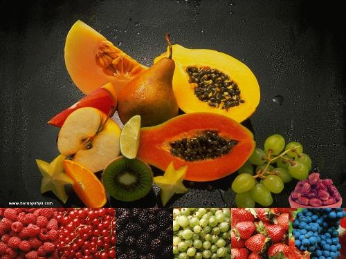fruits - like to eat fruits or drink their juice.