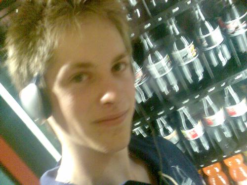 its me in front of a coke machine - read the title nuf said