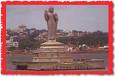 Bhuda - Statue of Bhuda in Hyderaba.it's a single stone.