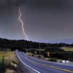 SOUTHERN OREGON LIGHTNING STRIKE - Lightning storm in summer 2006 in Rogue Valley Oregon