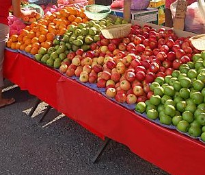 Fruits - Various fruits.