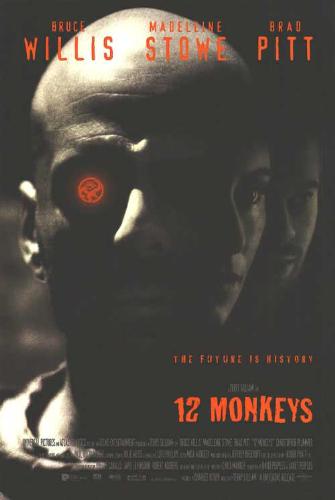 12 Monkeys Move Poster - This is the movie poster for the 12 monkeys movie starring Bruce Willis.