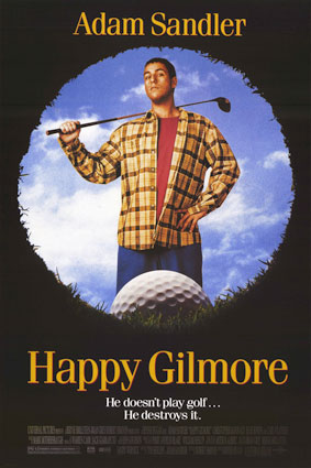 Happy Gilmore movie poster - This is the Happy Gilmore movie poster.