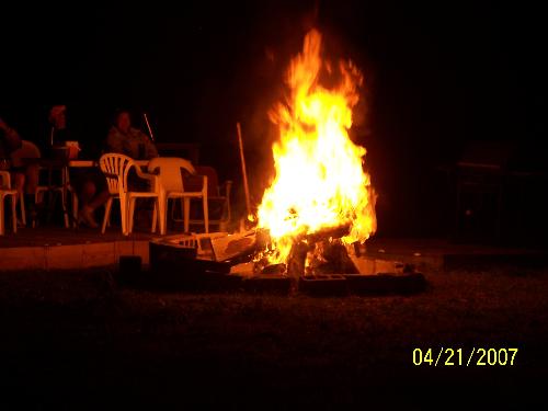 Bonfire - ABig Bonfire in my Backyard