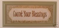 Victorian Needlepoint - Count Your Blessings
