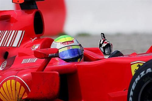 Massa - massa wining the Spanish GP Massa - massa wining the Spanish GP