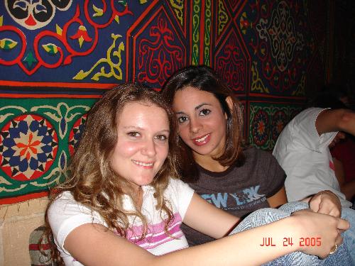 Salma and Me - This picture was taken in Egypt summer 2005, when I went to visit my egggyyyy friends!