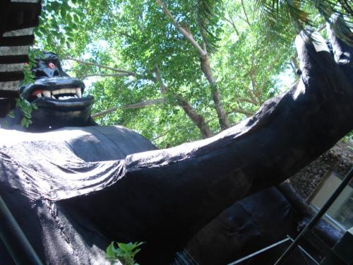 King Kong - This picture shows a statue or replica of King Kong.