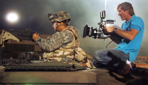 Michael Bay - Michael Bay doing what he does best.