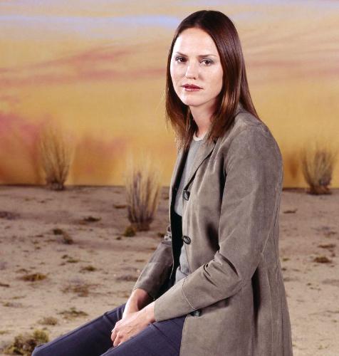 Sara - image of Sara played by Jorja Fox from the tv show CSI
