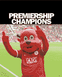 United's Fred celbrates in style - Celebration continue as Man united lift the trophy