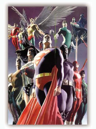 Superheroes - It is the JLA team, they are going to save the world. Superheroes - It is the JLA team, they are going to save the world.