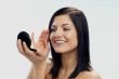 looking in mirror - looking at complexion in the mirror