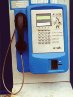 Public phone - This picture show a blue public phone. My fav color .haha.. Public phone - This picture show a blue public phone. My fav color .haha..