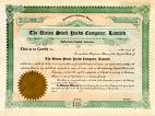 Share Certificate - Certificate of shares