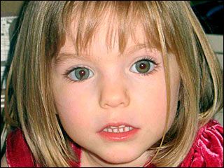 Madeleine McCann  - Missing child, Madeleine McCann, age 4.