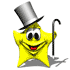 star with a hat - Star with a hat clowning around just like I do.