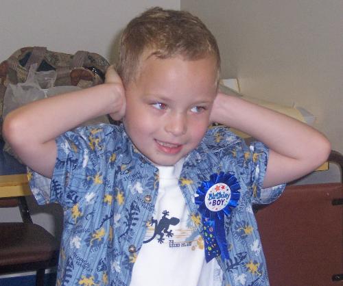 Birthday picture - During the Happy Birthday Song