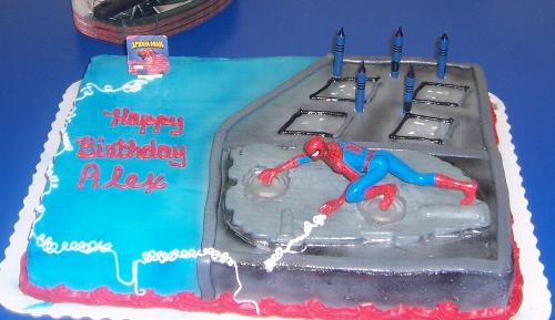 Birthday Cake - Spiderman cake for Alex's birthday