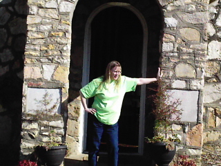 Me at the Scout Lodge - Here me is!