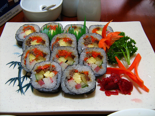 sushi - a nice way to show off sushis