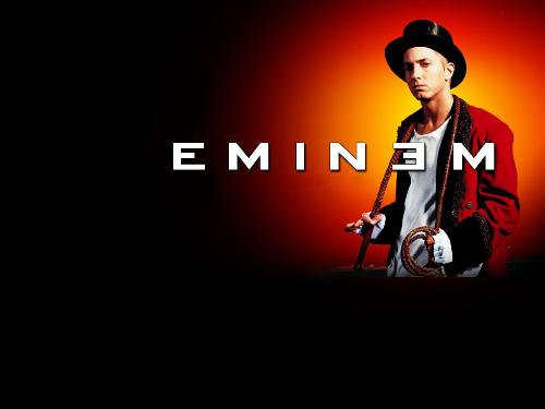 Eminem Pics - Born Marshall Bruce Mathers III on October 17, 1972, in Kansas City, Missouri. Spent childhood moving back and forth between Kansas City and Metro Detroit. Attended Lincoln High School in Warren 1986-89. Hustled self-made cassettes of his work to places like Record Time in Roseville. His girlfriend (now wife) Kimberly gave birth to daughter Haile Jade on Dec. 25, 1995. He worked at Gilbert's Lodge (a family restaurant) in St. Clair Shores from 1996-1998. Full-length debut, Infinite, released in 1996. The Slim Shady EP was released in 1998. Later that year, Dr. Dre signed Eminem to his Aftermath label after hearing the rapper free styling on a Los Angeles radio station. The Slim Shady LP was released on Feb. 23, 1999 and hit No. 2 on the Billboard charts within weeks. The Slim Shady LP was 3 times platinum. Eminem has now put out his second full length CD, entitled The Marshall Mathers LP.