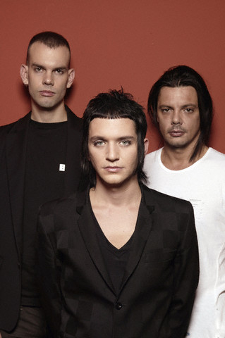 placebo - singer and guitarist Brian Molko,bass player Stefan Olsdal and drummer Robert Schulzberg,the alternative pop rock band Placebo emerges from London