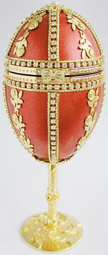 Romanoff - It's a Romanoff easter egg...........it's just Faberge style not real but still expensive.