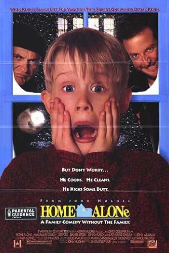 Home Alone - The poster of the movie Home Alone.
