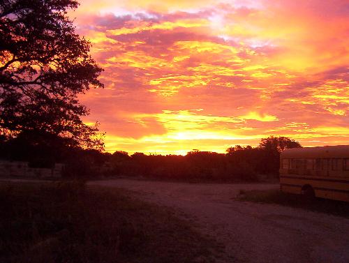 texas sunrise - sunrise taken on my texas vacation