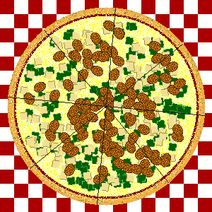 Pizza - Artwork of a pizza pie!