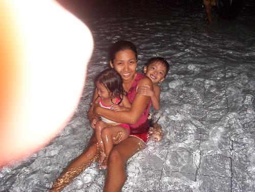 swimming - swimming with my kids