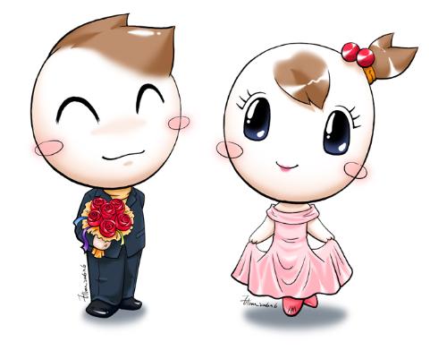 Onions getting married - Ever heard of onion head? This is the picture of them getting married... =)