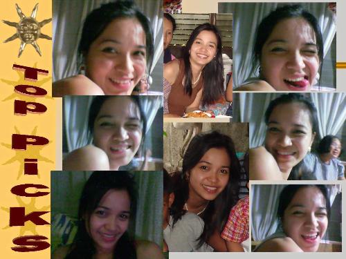 the many faces of me - me doing the different kind of smiles. hehe.