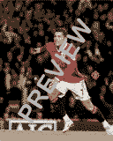 Ronaldo scores - Manchester United player-Christiano Ronaldo celebrates goal